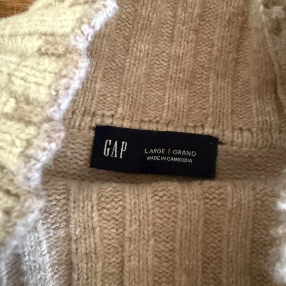 Gap Beige Turtle Neck - Picture 3 of 5